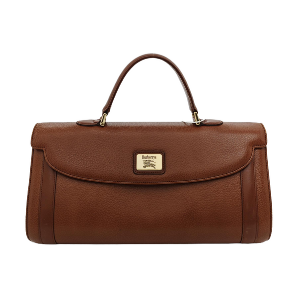 Calfskin Shoulder Bag Brown