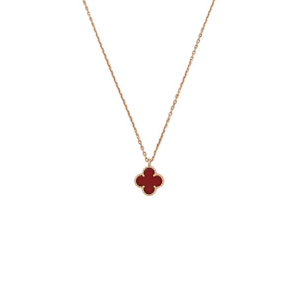 Sweet Alhambra 18k Rose Gold Necklace