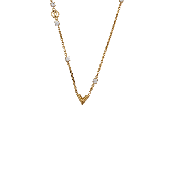 LV & ME Metal Gold Necklace