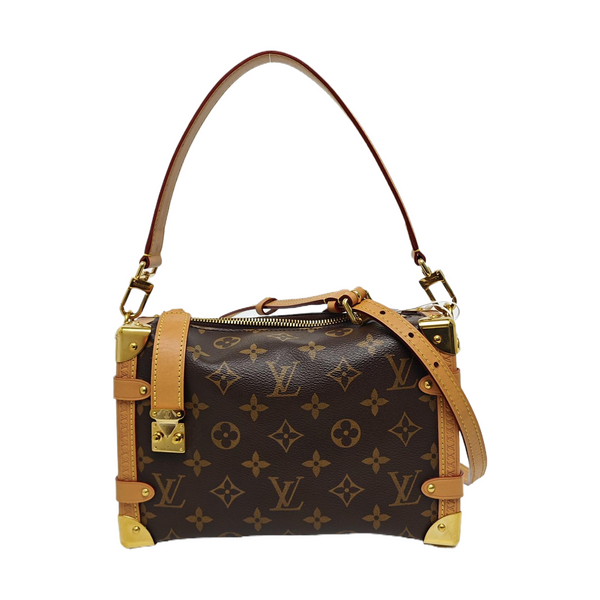 SIDE TRUNK MM Monogram Coated Canvas Brown