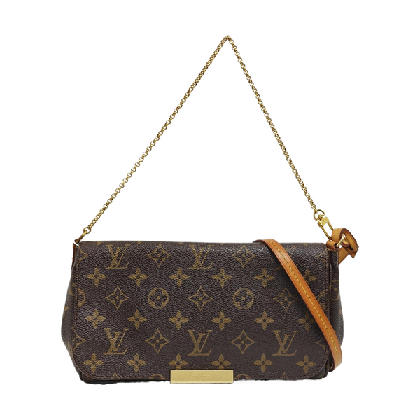 FAVORITE MM Monogram Coated Canvas Brown