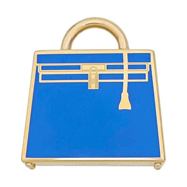 Curiosite Kelly Laque H Metal Gold Pendant