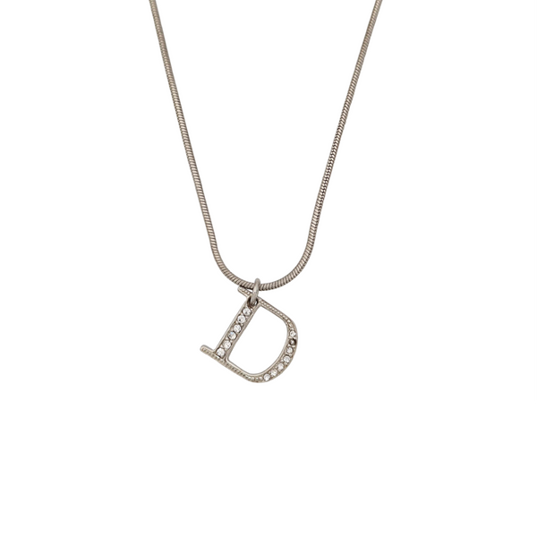 CD Swing Metal Silver Necklace
