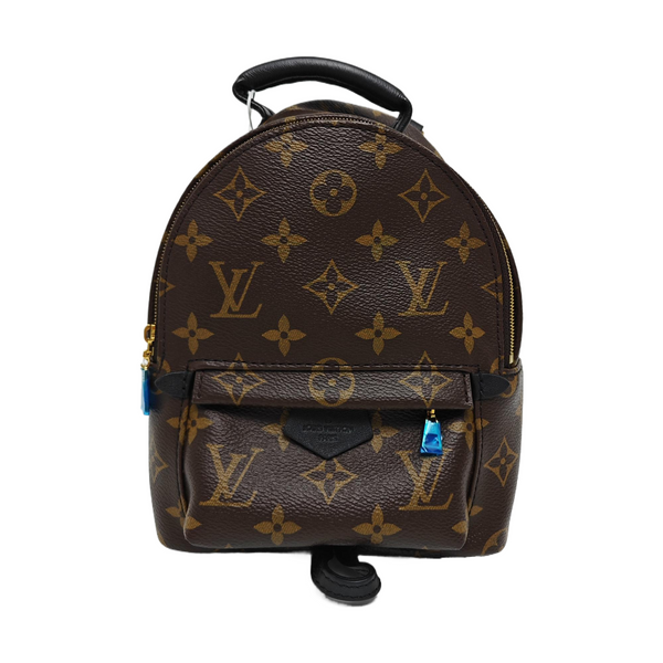 PALM SPRINGS Mini Monogram Coated Canvas Brown