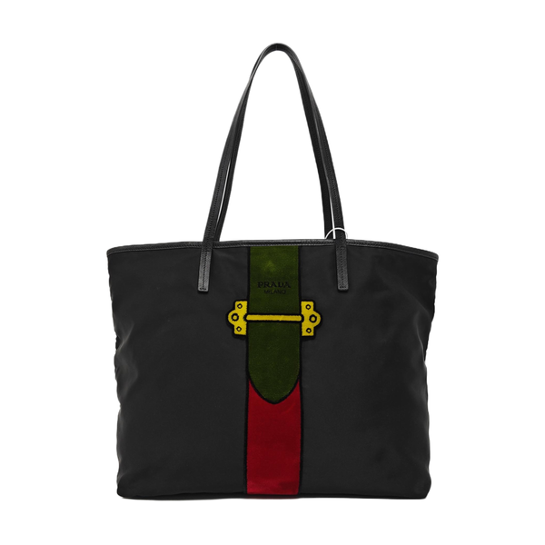 Nylon Tote Bag Black