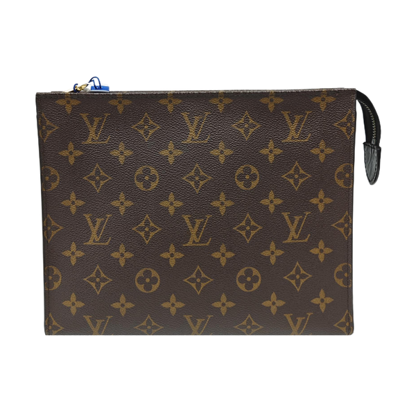 TOILET POCKET 26 Monogram Coated Canvas Brown