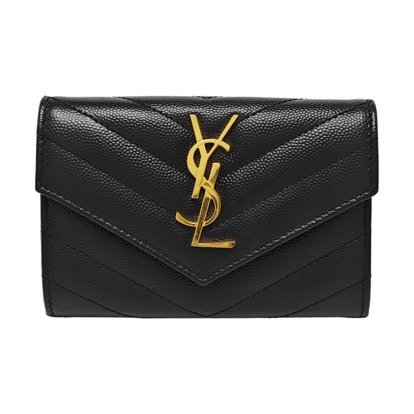 MONOGRAM Quilted Calfskin Black Wallet