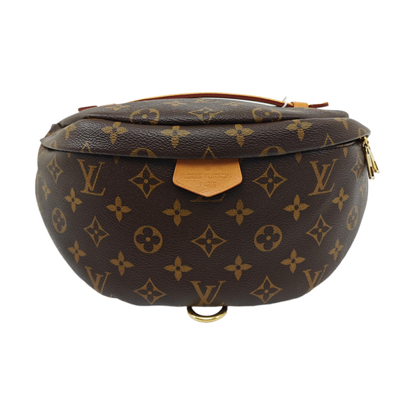 BUMBAG Monogram Coated Canvas Brown