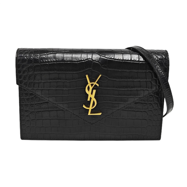 Calfskin Shoulder Bag Black