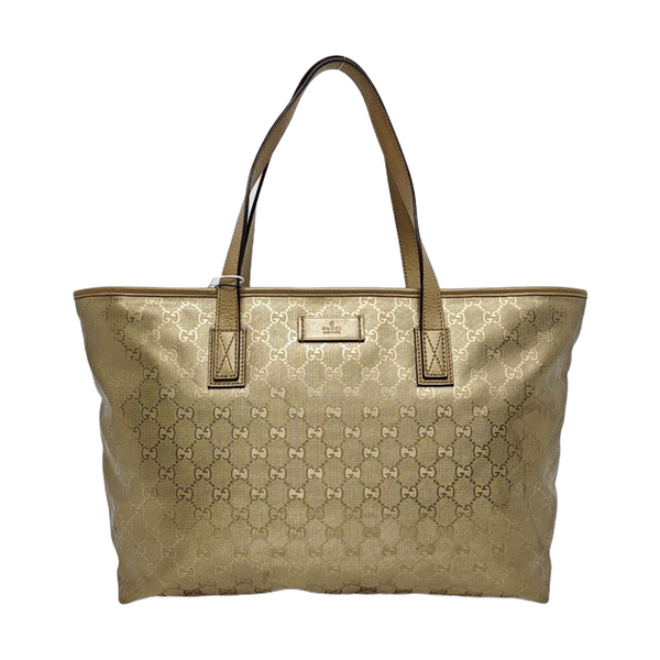 GG Imprime Monogram Coated Canvas Gold
