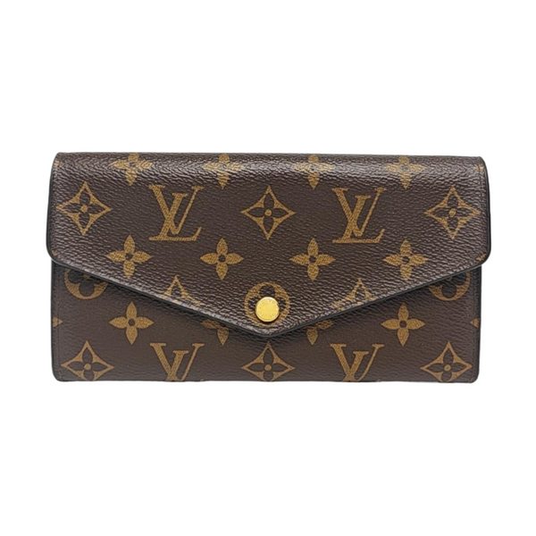 SARAH Monogram Coated Canvas Brown