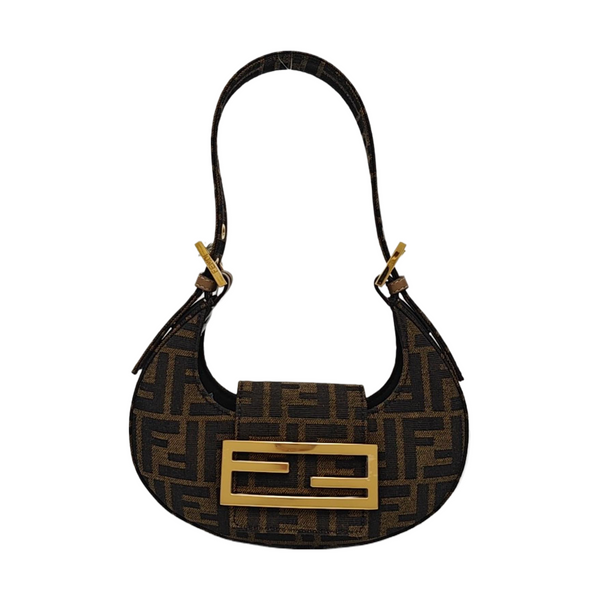 Cookie Mini Monogram Canvas Brown