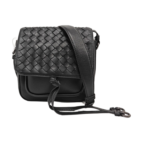 Calfskin Shoulder Bag Black
