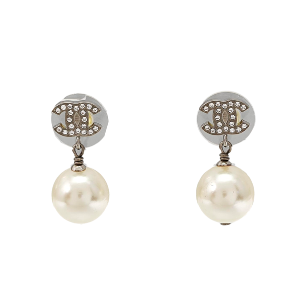Metal Silver Earrings