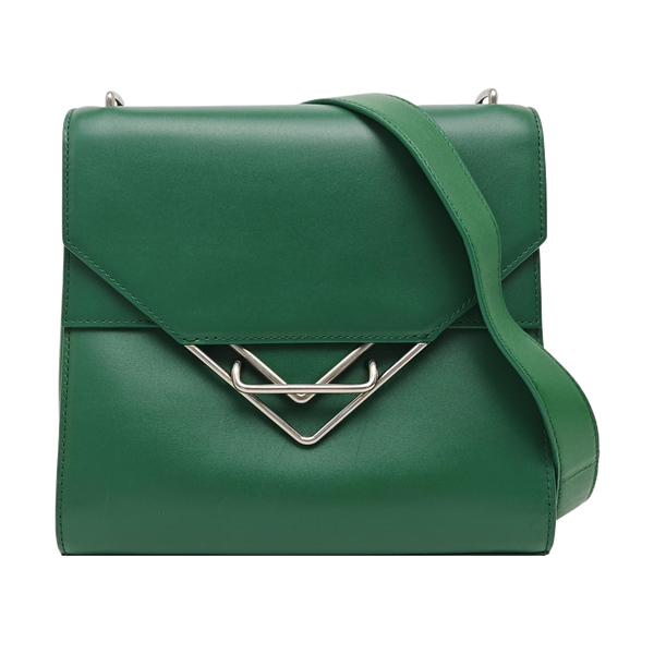 The Clip Calfskin Green