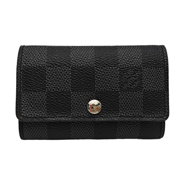 Damier Graphite Coated Canvas Wallet Gray