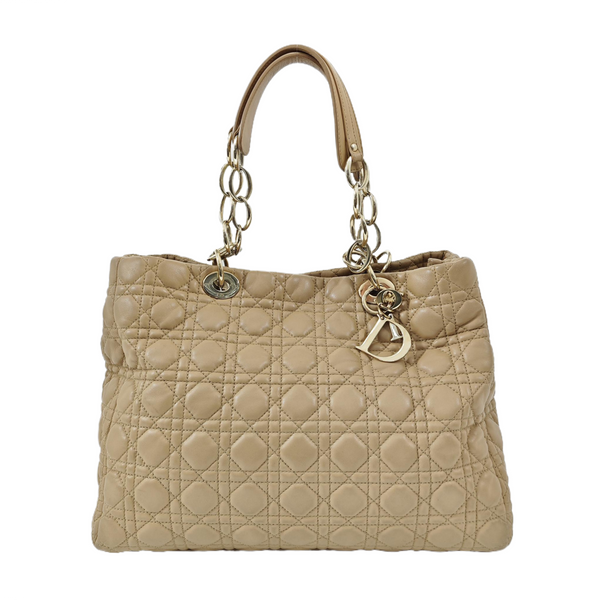 Dior Soft Cannage Calfskin Beige
