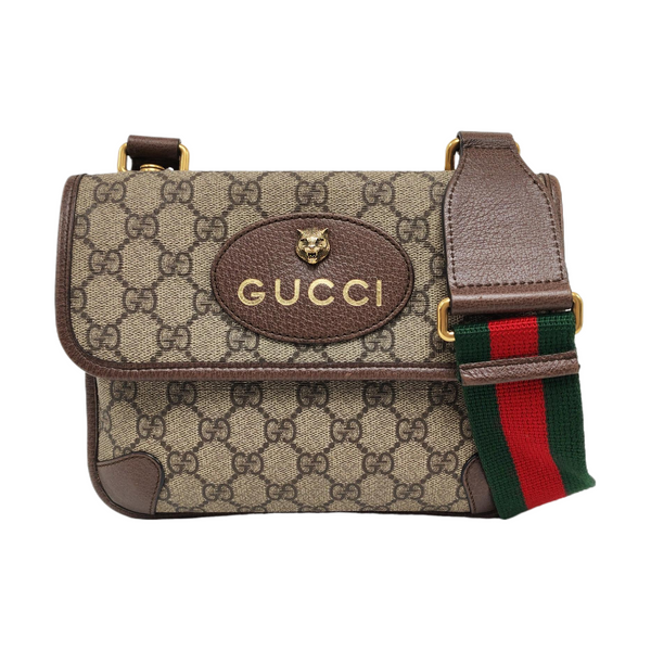 Neo Vintage Small Monogram Coated Canvas Beige