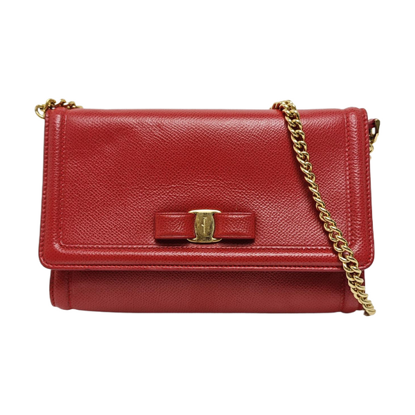Ginny Mini Calfskin Red