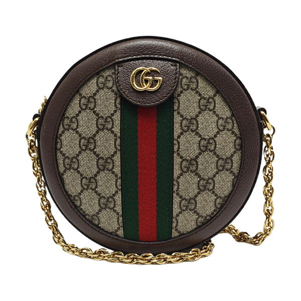 Ophidia Mini Monogram Coated Canvas Beige
