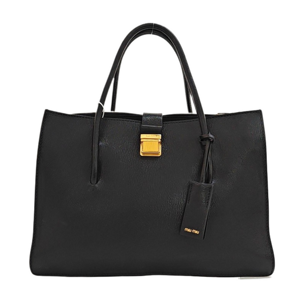Calfskin Tote Bag Black