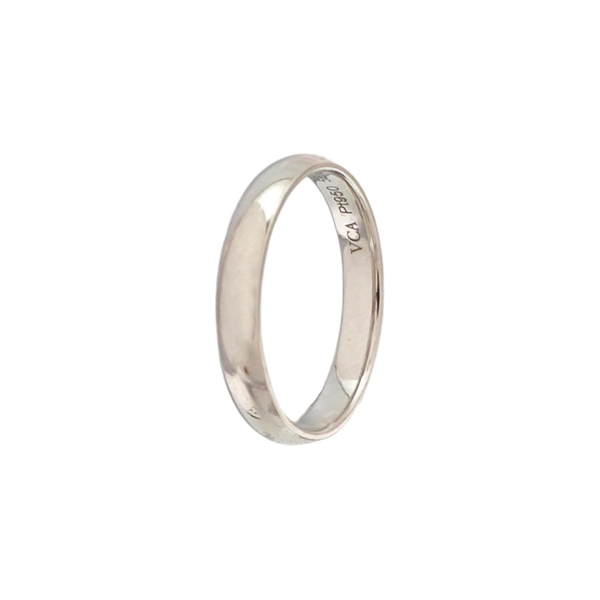 Tendrement Platinum 950 Silver Ring EU 52