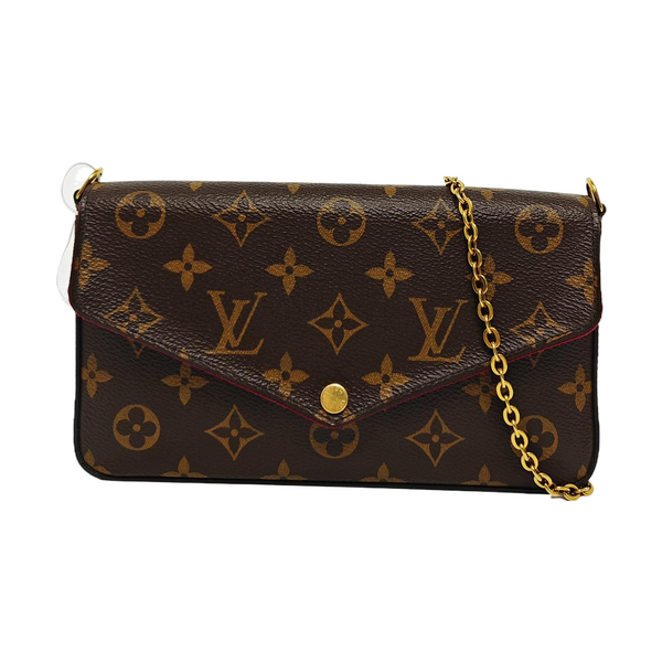FÉLICIE Monogram Coated Canvas Brown