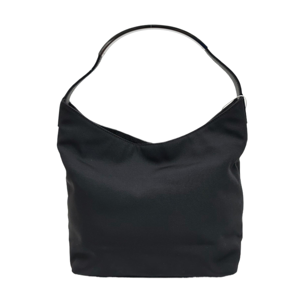 Fabric Top Handle Bag Black