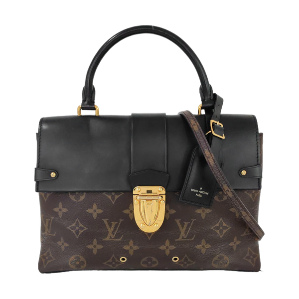 ONE HANDLE Monogram Coated Canvas Brown