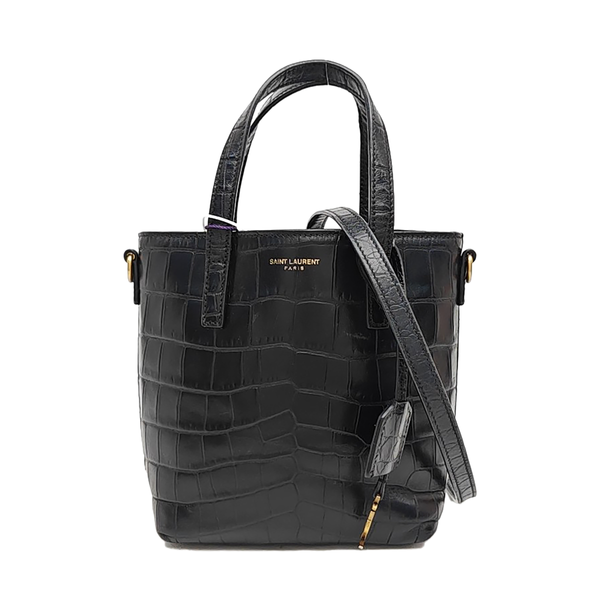 Calfskin Shoulder Bag Black