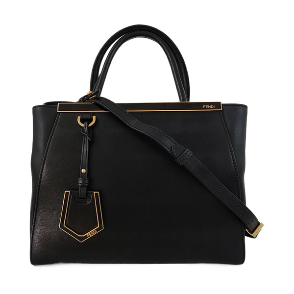 2 Jours Small Calfskin Black