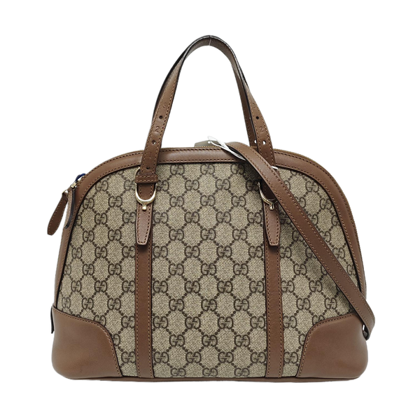 Microguccissima Monogram Coated Canvas Beige