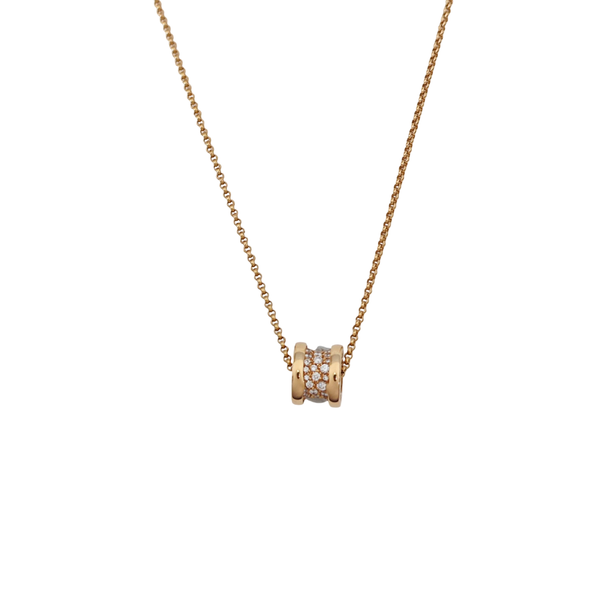 B.ZERO1 18k Rose Gold Necklace