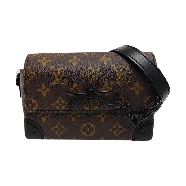 SOFT TRUNK Mini Monogram Coated Canvas Brown