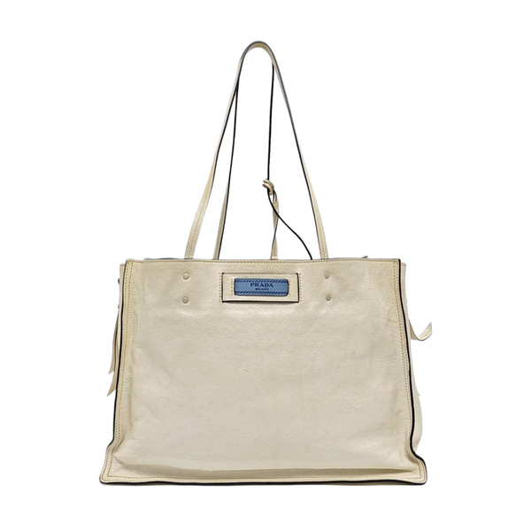 Etiquette Calfskin White