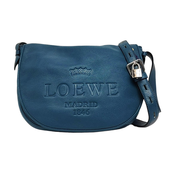 Heritage Medium Calfskin Blue