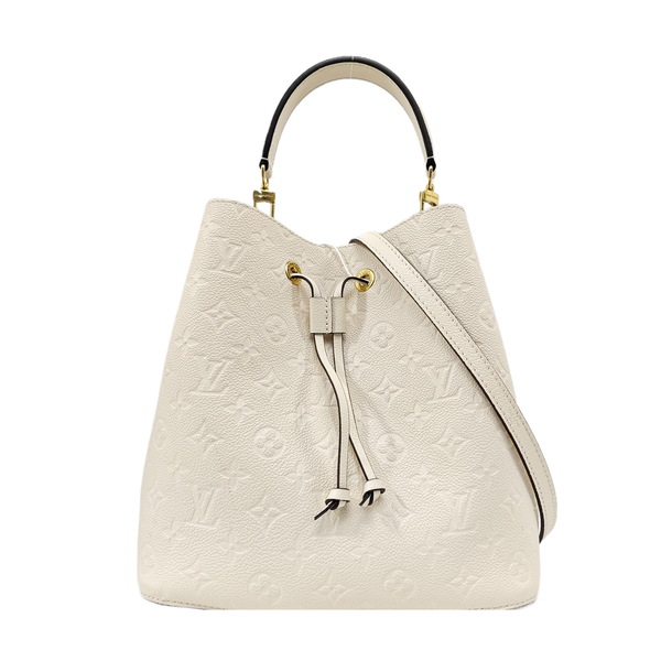 NÉONOÉ MM Monogram Calfskin White