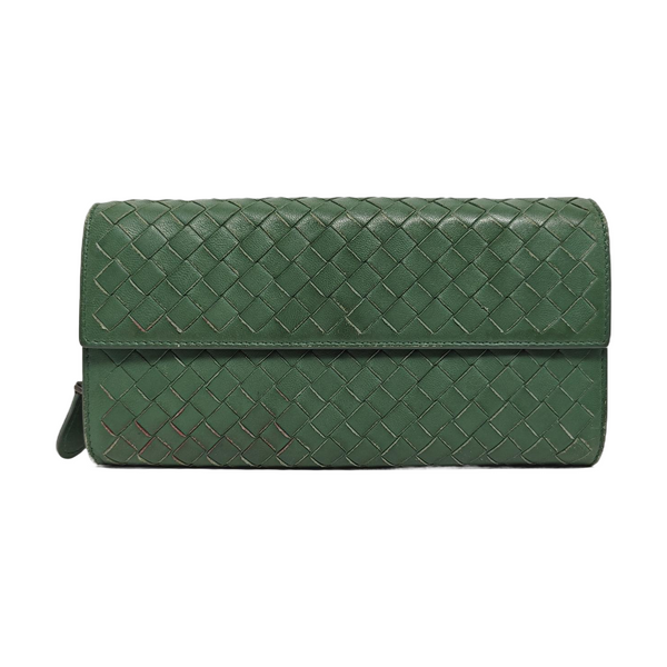 Calfskin Wallet Green