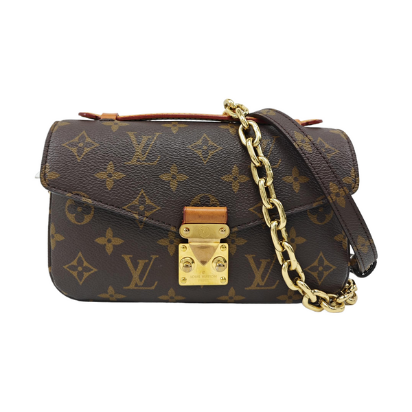 MÉTIS EAST WEST Monogram Coated Canvas Brown