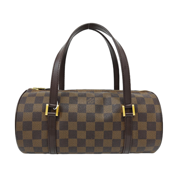 PAPILLON 26 Damier Ebene Coated Canvas Brown