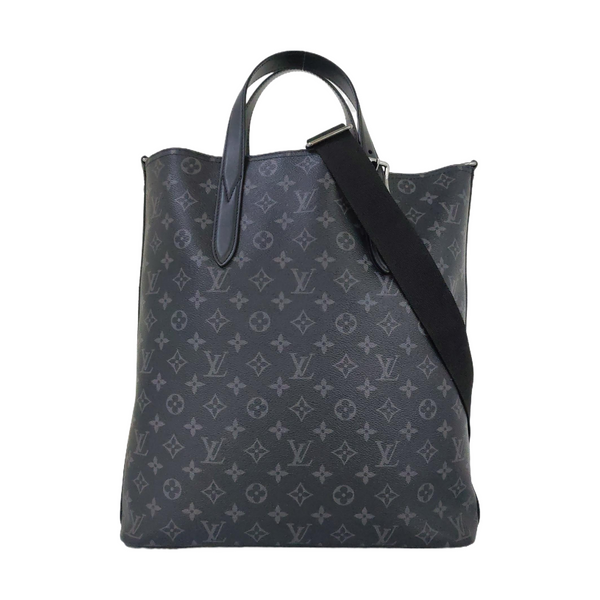 DAVIS Monogram Coated Canvas Black