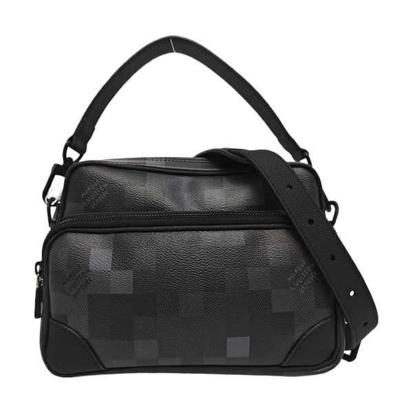 NIL Damier Graphite Coated Canvas Black