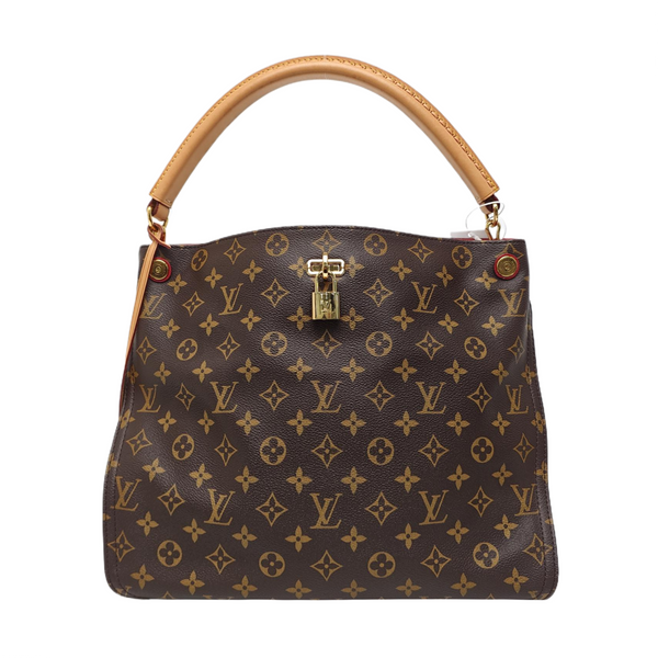 GAIA Monogram Coated Canvas Brown