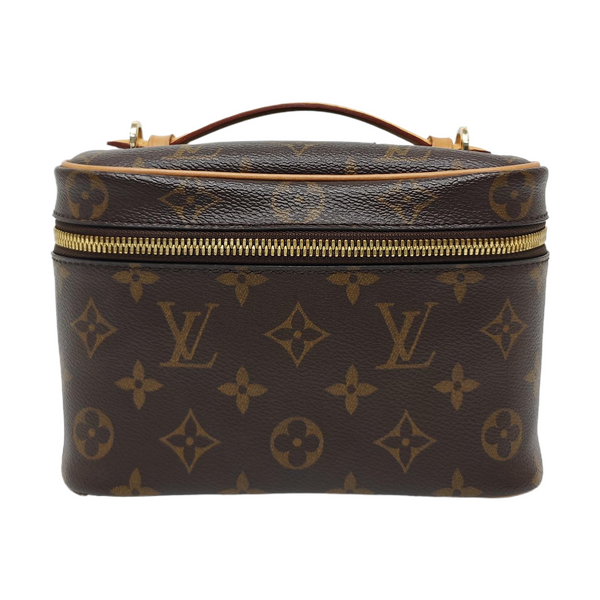 NICE Mini Monogram Coated Canvas Brown