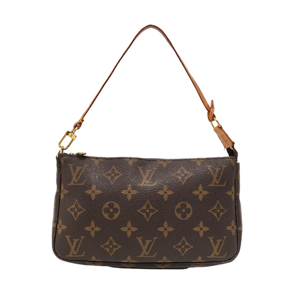 ACCESSOIRES Monogram Coated Canvas Brown