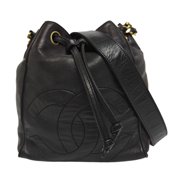 Calfskin Bucket Bag Brown