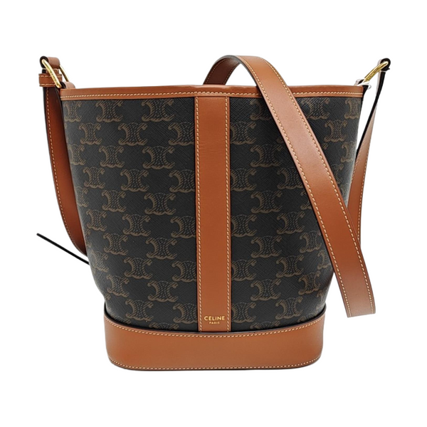 TRIOMPHE CANVAS Small Coated Canvas Brown
