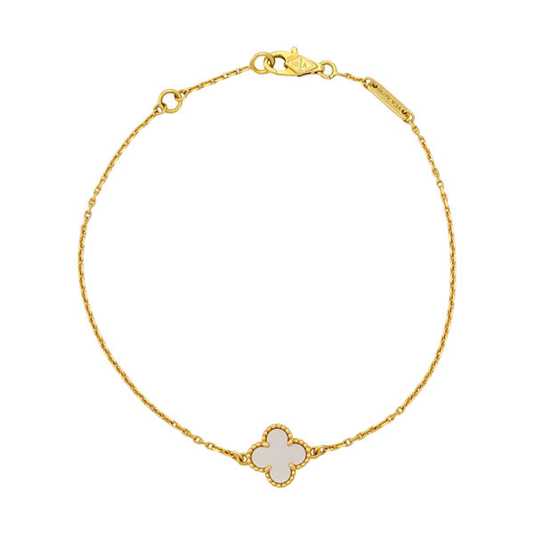 Sweet Alhambra 18k Gold Bracelet