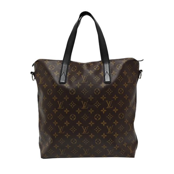 KITAN Monogram Coated Canvas Brown
