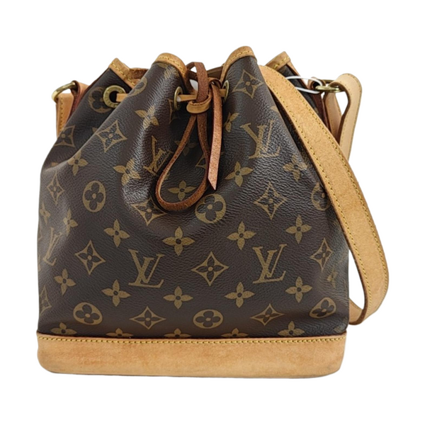 NOÉ BB Monogram Coated Canvas Brown